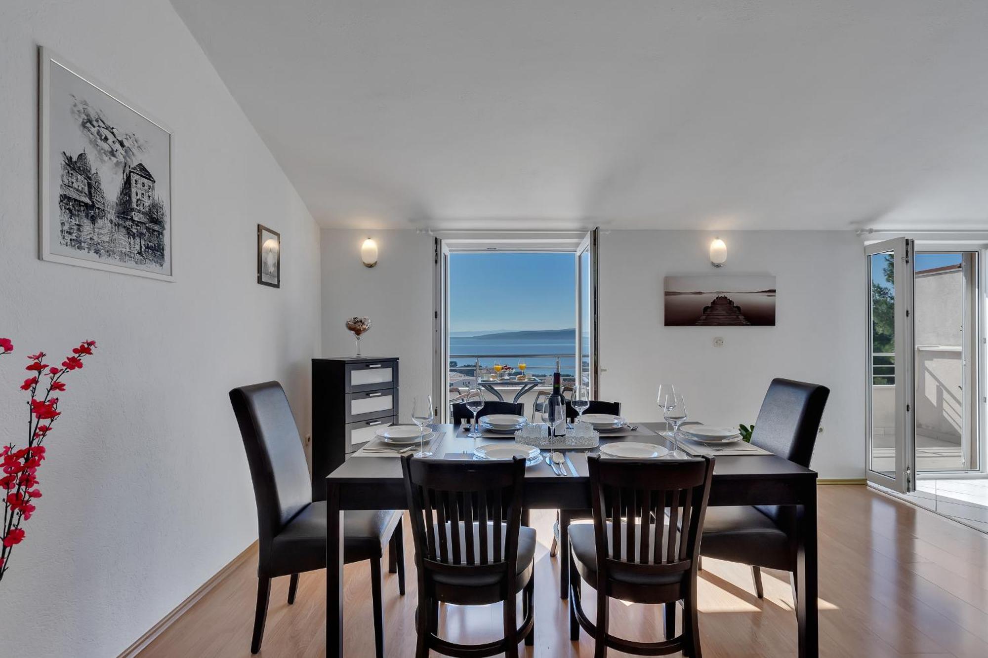 Apartman Sara Baška Voda Exterior foto